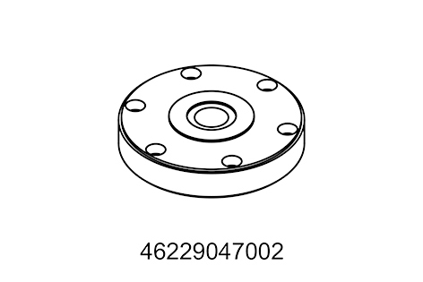 Placa base del dispositivo de presión del cigüeñal