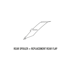 [3PW181940008] X-SPIRIT III REAR FLAP (SMALL)