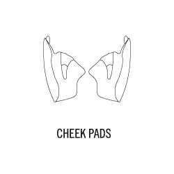 HORNET ADV CHEEK PADS
