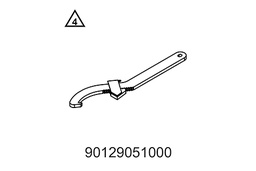[90129051000] Llave para tuercas ranuradas